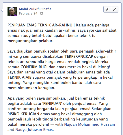 tips fb pelaburan emas public gold