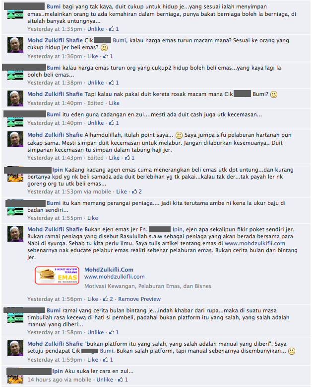 simpanan sebelum melabur