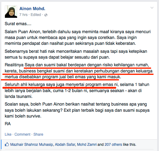Fb Pn Ainon surat emas 2014-12-22