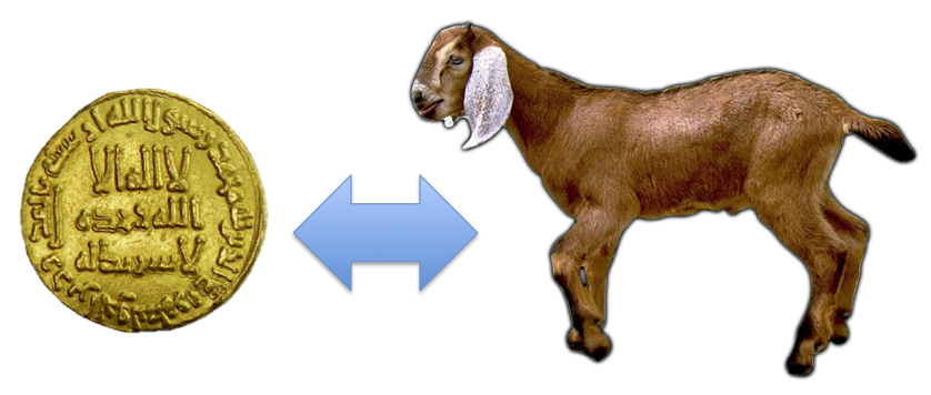 1 dinar 1 ekor kambing